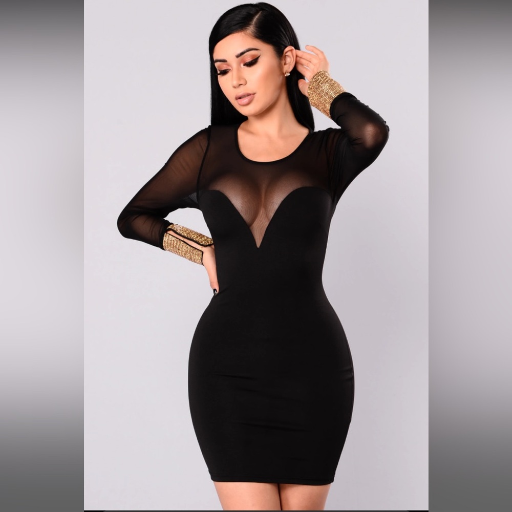 Talk To Me Mesh Dress